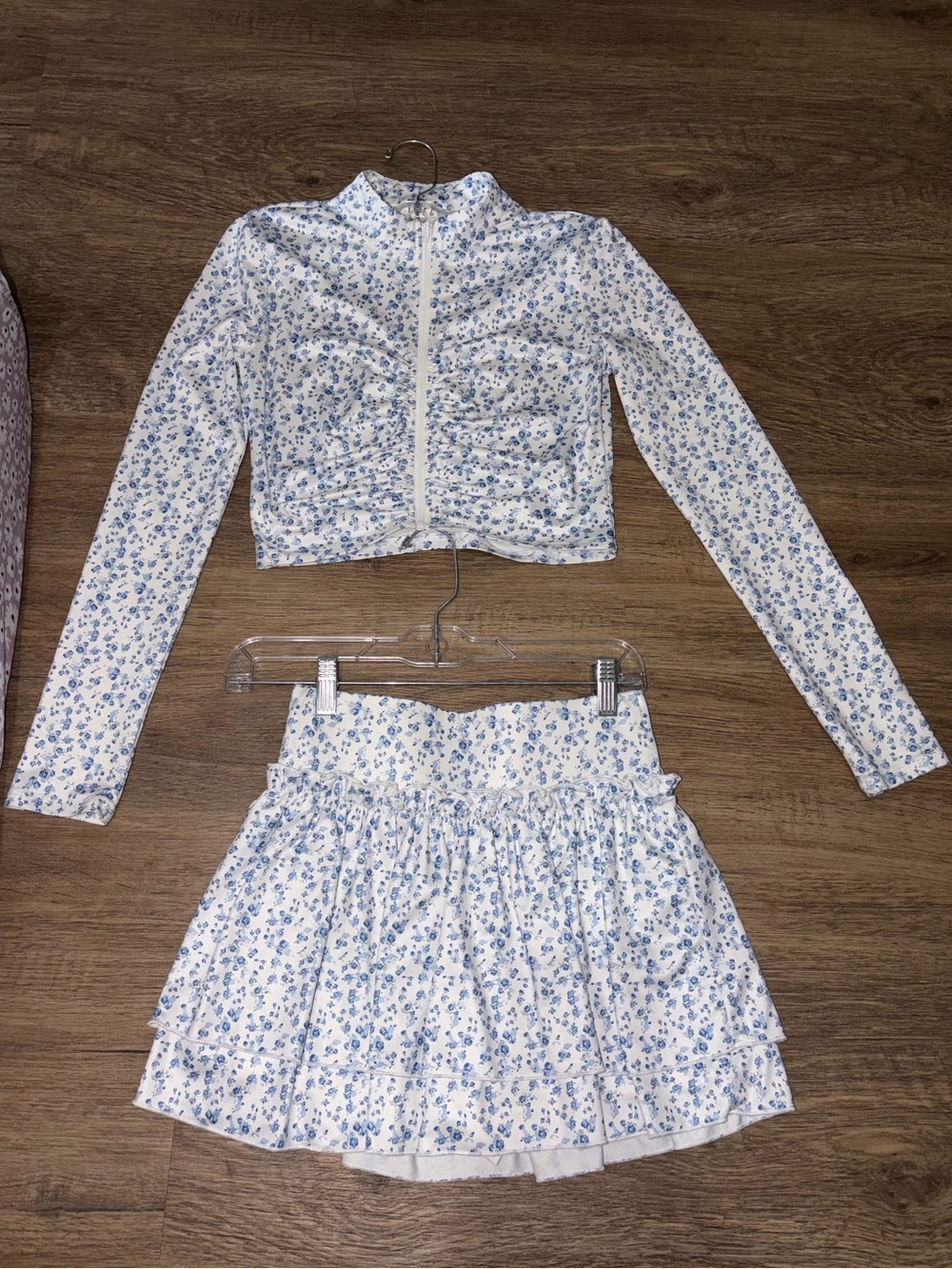 Floral Athletic matching outfit